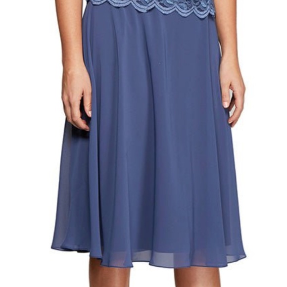 Alex Evenings: Faux Two-Piece Cocktail Dress (NWT) - Picture 4 of 11